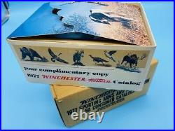 Vintage 1977 NOS Store Display Box Winchester Western Consumer Catalogs Gun Ammo