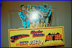Vintage 1977 Superman Marionette Store Display Unused