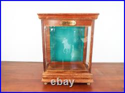 Vintage 1980s Polo Ralph Lauren Cologne Display Case Advertising Etched Glass