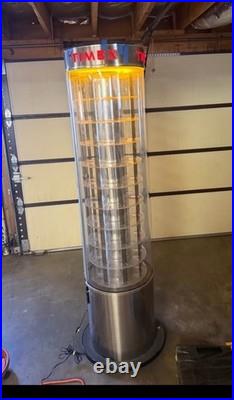 Vintage 1980s Timex Watch Display With Lights