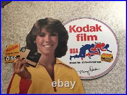 Vintage 1984 Kodak Store Display Mary Decker USA Olympic Stand Up 67 7/8 Tall