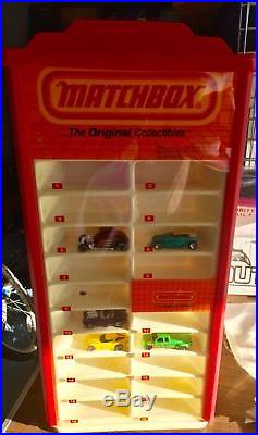Vintage 1984 MATCHBOX 4 Sided Store Display Case for 80 Cars