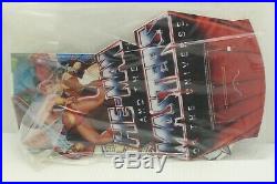 Vintage 1985 MOTU Masters of the Universe He-Man VHS Store Display NEW UNUSED