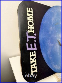 Vintage 1988 Take E. T. Home Large VHS Promo Store Display 3D Escape Moon RARE