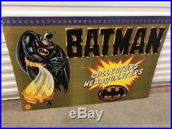 Vintage 1989 BATMAN Collectors Headquarters Store Display Toy Biz D. C. Comics