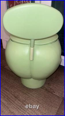 Vintage 1990's Alien Pops Candy Store Green Display Plastic Container Wicked