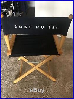 Vintage 1990s Rare Nike Directors Chair Store Display Just Do It Advertising