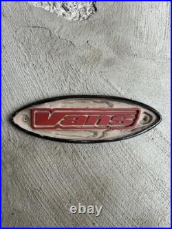 Vintage 1990s Vans Off The Wall Skate Shoe Adverting Display Sign 11x 3.5