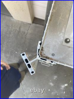 Vintage 1995-99 Aluminum Oakley Display Cabinet, X Metal Design 6'- 2 Drawer