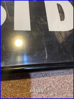 Vintage 1995 Nike Just Do It Framed Rectangular 37x13 Store Display Promo Sign