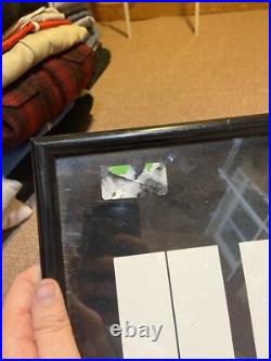 Vintage 1995 Nike Just Do It Framed Rectangular 37x13 Store Display Promo Sign