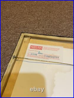 Vintage 1995 Nike Just Do It Framed Rectangular 37x13 Store Display Promo Sign