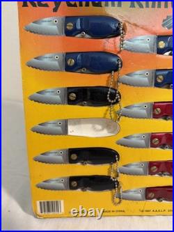 Vintage 1997 Keychain Knife MOUSE FLIP-IT Store Counter Display RARE HTF READ