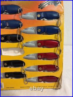 Vintage 1997 Keychain Knife MOUSE FLIP-IT Store Counter Display RARE HTF READ
