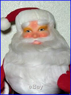 Vintage 4ft Harold Gale Store Display Santa on Chimney MINT in Original Box 48