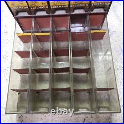 Vintage 50s 60s E. Edelmann Advertising Parts Cabinet Store Display 12x12x12