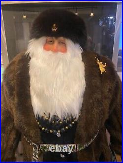 Vintage 53 inches height ST. NICHOLAS Store Display Figure Very Good Condition