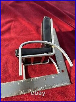 Vintage 6 Salesman Sample Vinyl Padded Office Chair with Chrome Frame