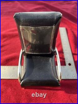 Vintage 6 Salesman Sample Vinyl Padded Office Chair with Chrome Frame