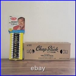 Vintage 60s Chap Stick In Store Display NFL Ken Willard with Packaging