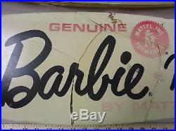 Vintage 60s Double Sided Mattel Barbie Ken Midge Lighted Store Display Sign RARE