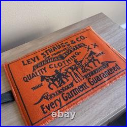 Vintage 70s Levis Levi Strauss Big E Jeans 501 XX Jumbo Patch Countertop Display