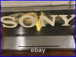 Vintage 70s SONY FIber Optic Advertising Sign RARE