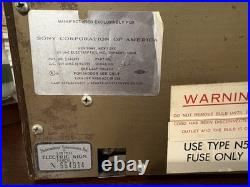 Vintage 70s SONY FIber Optic Advertising Sign RARE