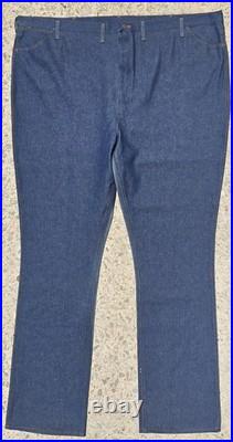 Vintage 70s Store Display Wrangler Jeans Blue Denim Sun Faded 945 Rare 60×42