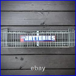 Vintage 70s Union Carbide Eveready Powerhouse Batteries Metal Display Rack Shelf