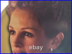 Vintage 90's Blockbuster Video Large Display Advertising Sign 48 Julia Roberts