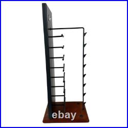 Vintage 90's Nike Sunglasses Store Display Metal & Wood Large Stand 23 Tall