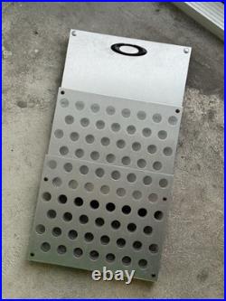 Vintage 90's Oakley Display Case Brochure Magazine Holder Metal Rack Holder