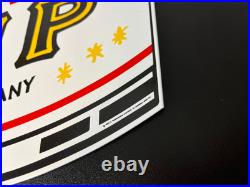 Vintage 90s Campbells Soup Tomato Porcelain Man Cave Store Sign Display Garage