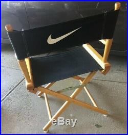 Vintage 90s Nike Jordan Directors Chair Store Display Just Do It Advertising