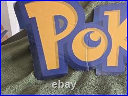 Vintage 90s Pokemon store display sign
