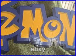 Vintage 90s Pokemon store display sign