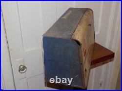 Vintage AC Filler Caps Store Wall Mount Display Cabinet