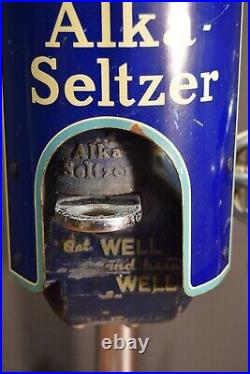 Vintage ALKA SELTZER PHARMACY SODA FOUNTAIN GRINDER DISPENSER MACHINE