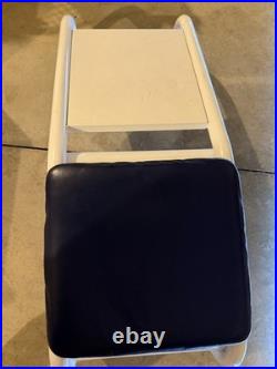 Vintage ASICS Shoe Fitting Stool Store Display 90s 2000s Advertising Rolling