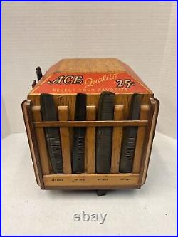 Vintage Ace Combs Rotating Store Display With 15 Ace Combs