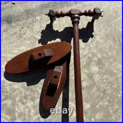 Vintage Adjustable Double Shoe Display Stand Wood Retail Store Fixture 24 Lot 2
