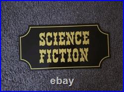Vintage Adventureland Video Store Science Fiction Sign