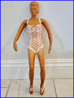 Vintage Advertising Counter Display Mannequin Lingerie Clothing 16 inch