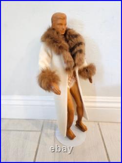 Vintage Advertising Counter Display Mannequin Lingerie Clothing 16 inch
