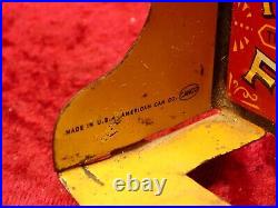 Vintage Advertising EAT YEAST FOAM Tin Store Display Dispenser- EX Cond