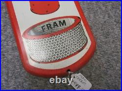 Vintage Advertising Fram Filters Thermometer Store Display Automobilia A-162