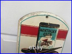 Vintage Advertising Kentucky Club Tobacco Store Display Thermometer M-352
