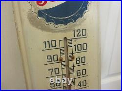 Vintage Advertising Pepsi Cola Soda Store Display Thermometer A-118
