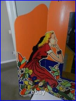 Vintage Advertising Sign / Store Display-1940's Chi-namel Paints & Varnishes